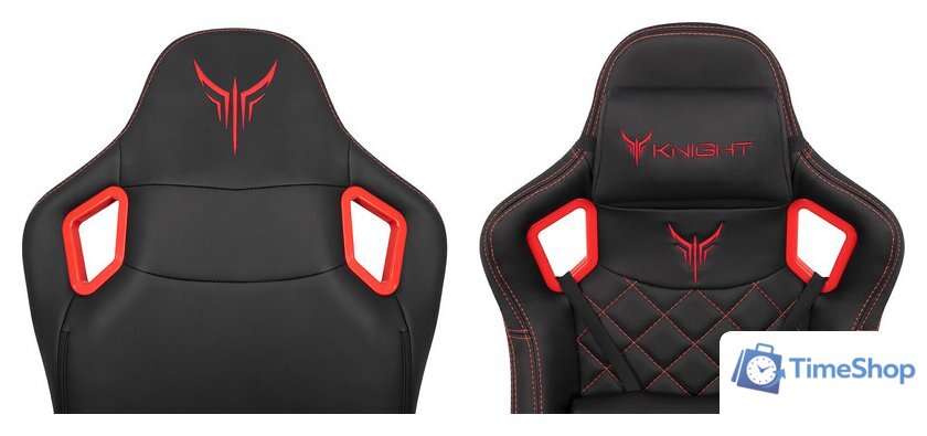 Игровое (геймерское) кресло Knight Titan (черный/красный) - Изображение №21 — Интернет-магазин Time-Shop