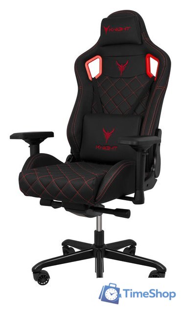 Игровое (геймерское) кресло Knight Titan (черный/красный) - Изображение №3 — Интернет-магазин Time-Shop