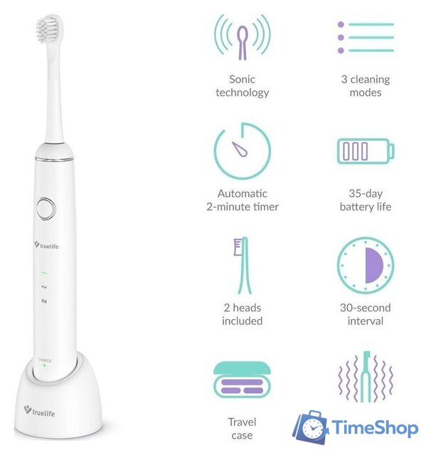 Электрическая зубная щетка TrueLife Junior J100 - Изображение №3 — Интернет-магазин Time-Shop