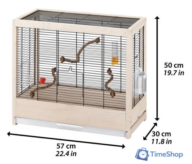 Клетка Ferplast Giulietta 4 52067017 - Изображение №2 — Интернет-магазин Time-Shop