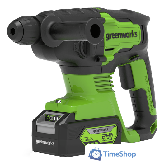 Перфоратор Greenworks GD24SDS2 3803007UB (с 1-им АКБ 4Ah) - Изображение №1 — Интернет-магазин Time-Shop
