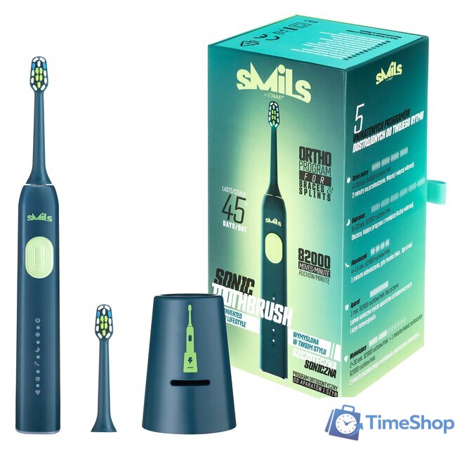 Электрическая зубная щетка Vitammy SMILS (глубокая вода) - Изображение №1 — Интернет-магазин Time-Shop
