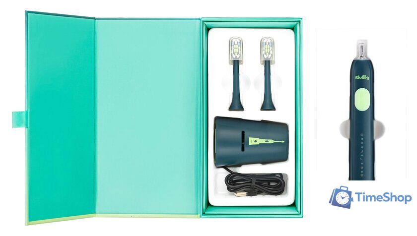 Электрическая зубная щетка Vitammy SMILS (глубокая вода) - Изображение №6 — Интернет-магазин Time-Shop