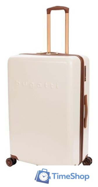Чемодан-спиннер Bugatti Amelia 49716250 (бежевый) - Изображение №1 — Интернет-магазин Time-Shop