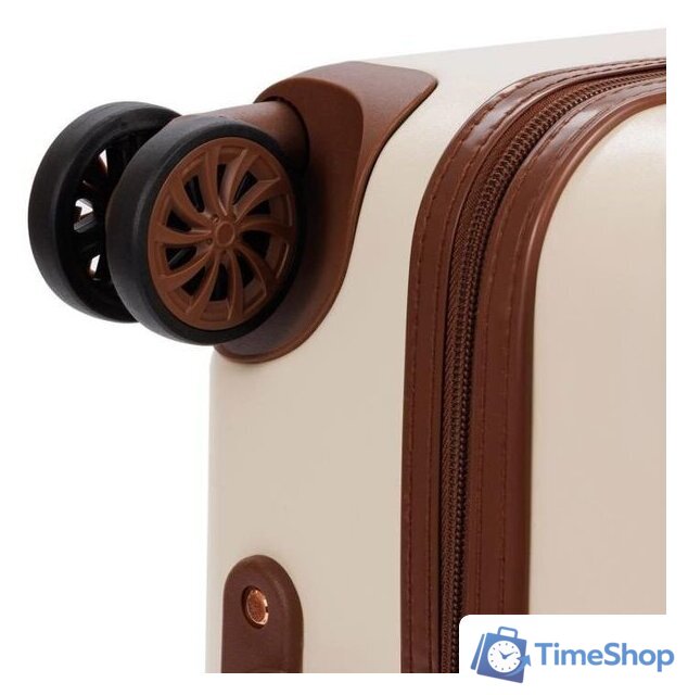 Чемодан-спиннер Bugatti Amelia 49716250 (бежевый) - Изображение №10 — Интернет-магазин Time-Shop