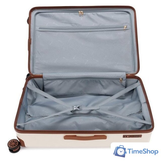 Чемодан-спиннер Bugatti Amelia 49716250 (бежевый) - Изображение №2 — Интернет-магазин Time-Shop