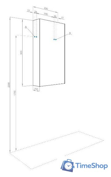  Акватон Шкаф-полупенал Либерти 1A280003LYC70 - Изображение №9 — Интернет-магазин Time-Shop