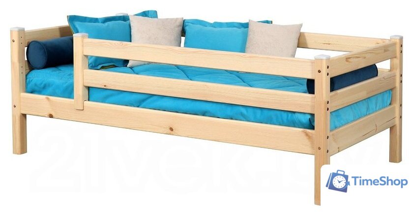 Кровать-тахта Мебельград Соня 70x160 (белый/прозрачный лак) - Изображение №1 — Интернет-магазин Time-Shop