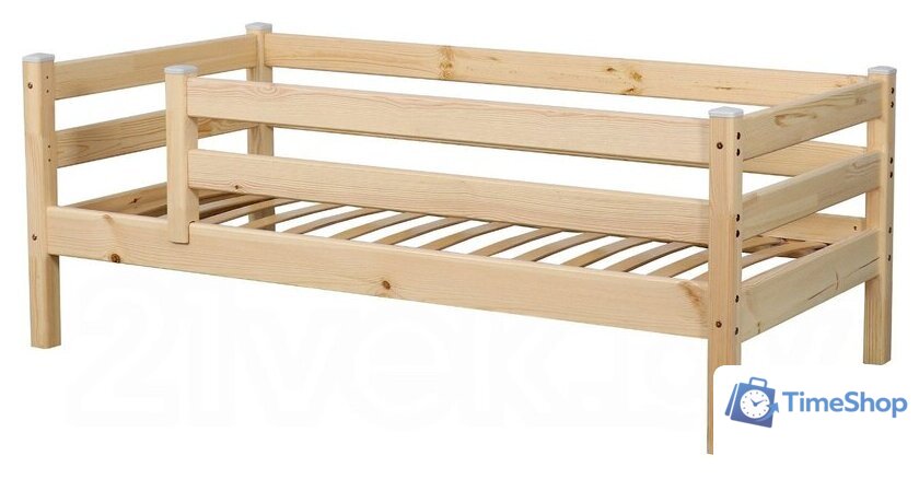 Кровать-тахта Мебельград Соня 70x160 (белый/прозрачный лак) - Изображение №2 — Интернет-магазин Time-Shop