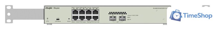 Управляемый коммутатор 2-го уровня Ruijie Networks RG-NBS3100-8GT2SFP-P-V2 - Изображение №1 — Интернет-магазин Time-Shop