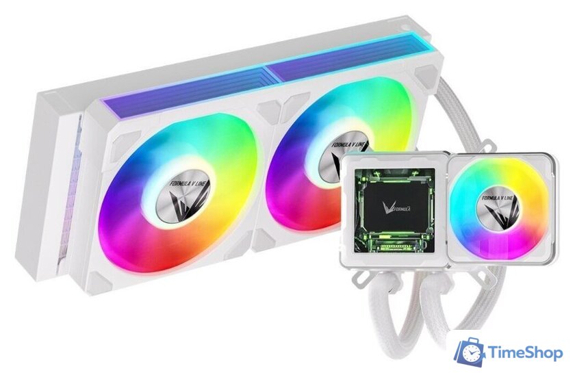 Система жидкостного охлаждения для процессора Formula Cryo Wing Digi 240 (белый) - Изображение №2 — Интернет-магазин Time-Shop