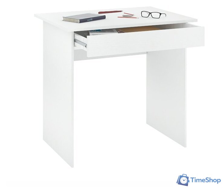 Стол Кортекс-мебель Эльф 80-1ш (белый) - Изображение №2 — Интернет-магазин Time-Shop