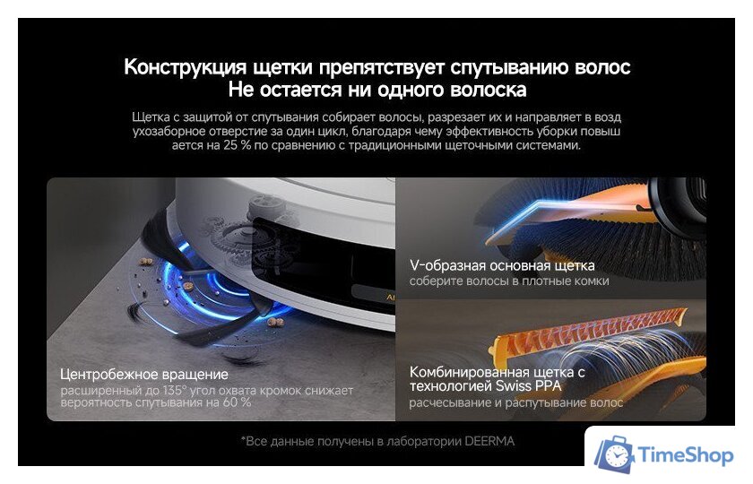 Робот-пылесос Deerma DEM-S30 Pro Plus - Изображение №21 — Интернет-магазин Time-Shop