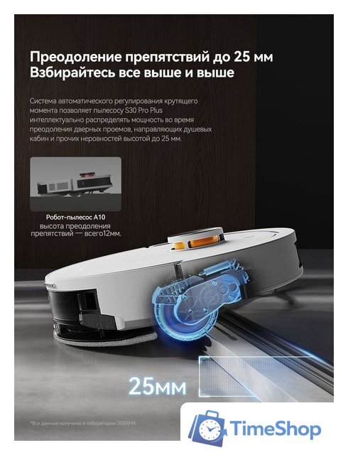 Робот-пылесос Deerma DEM-S30 Pro Plus - Изображение №5 — Интернет-магазин Time-Shop