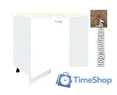 Шкаф напольный Кортекс-мебель Корнелия Лира НШУ угловой (белый/мадрид) - Изображение №1 — Интернет-магазин Time-Shop