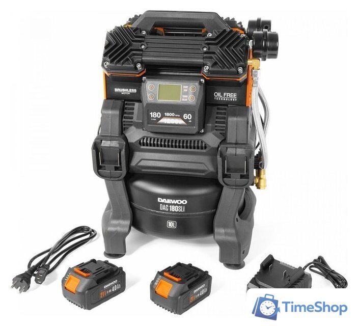 Компрессор Daewoo Power DAC 180S Li (с 2-мя АКБ) - Изображение №12 — Интернет-магазин Time-Shop