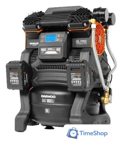 Компрессор Daewoo Power DAC 180S Li (с 2-мя АКБ) - Изображение №1 — Интернет-магазин Time-Shop