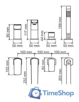Смеситель Wasserkraft Salm 2755 - Изображение №2 — Интернет-магазин Time-Shop
