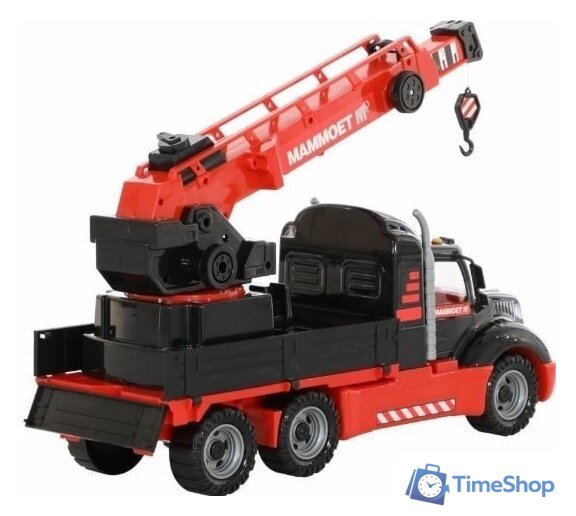 Автомобиль с краном Полесье Автомобиль-кран с поворотной платформой 56771 - Изображение №3 — Интернет-магазин Time-Shop