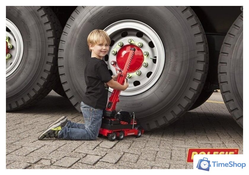 Автомобиль с краном Полесье Автомобиль-кран с поворотной платформой 56771 - Изображение №6 — Интернет-магазин Time-Shop