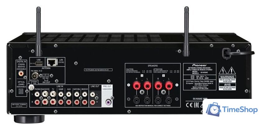 Сетевой ресивер Pioneer SX-N30AE (серебристый) - Изображение №2 — Интернет-магазин Time-Shop