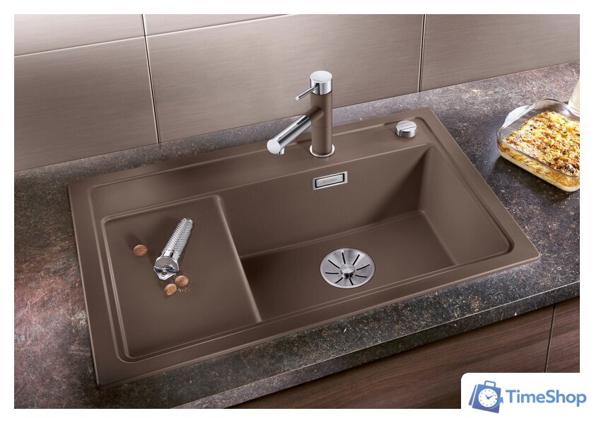 Кухонная мойка Blanco Zenar XL 6 S Compact 523778 (правая, белый) - Изображение №4 — Интернет-магазин Time-Shop