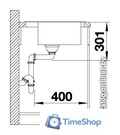 Кухонная мойка Blanco Zenar XL 6 S Compact 523778 (правая, белый) - Изображение №8 — Интернет-магазин Time-Shop