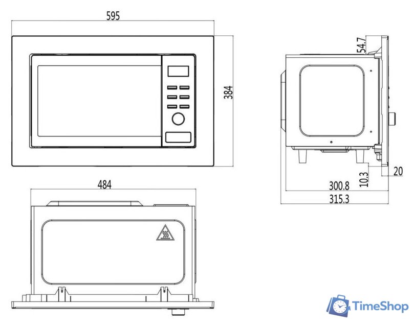 Микроволновая печь Candy CMXBDG207B - Изображение №13 — Интернет-магазин Time-Shop