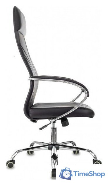 Офисное кресло Бюрократ CH-610SL (черный, экокожа) - Изображение №3 — Интернет-магазин Time-Shop