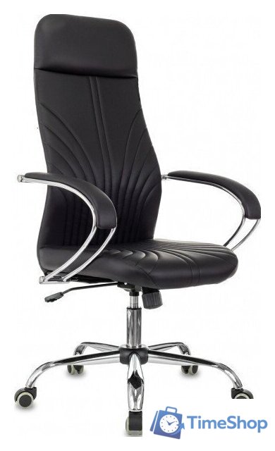 Офисное кресло Бюрократ CH-610SL (черный, экокожа) - Изображение №1 — Интернет-магазин Time-Shop