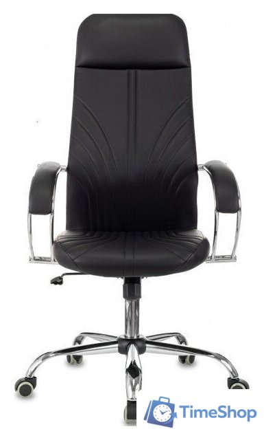 Офисное кресло Бюрократ CH-610SL (черный, экокожа) - Изображение №2 — Интернет-магазин Time-Shop