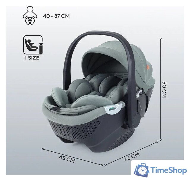 Детское автокресло Rant Aster Zero AY378 (оливковый) - Изображение №4 — Интернет-магазин Time-Shop