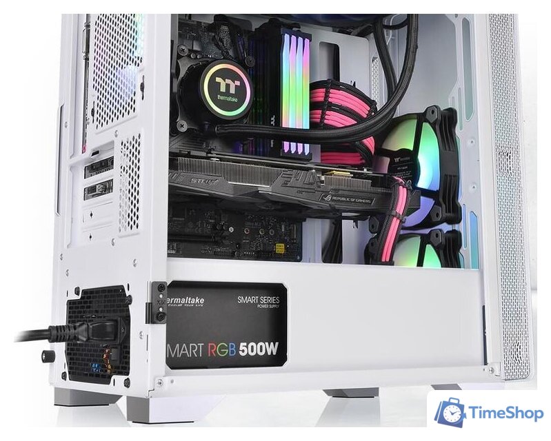 Корпус Thermaltake S100 TG Snow Edition CA-1Q9-00S6WN-00 - Изображение №5 — Интернет-магазин Time-Shop