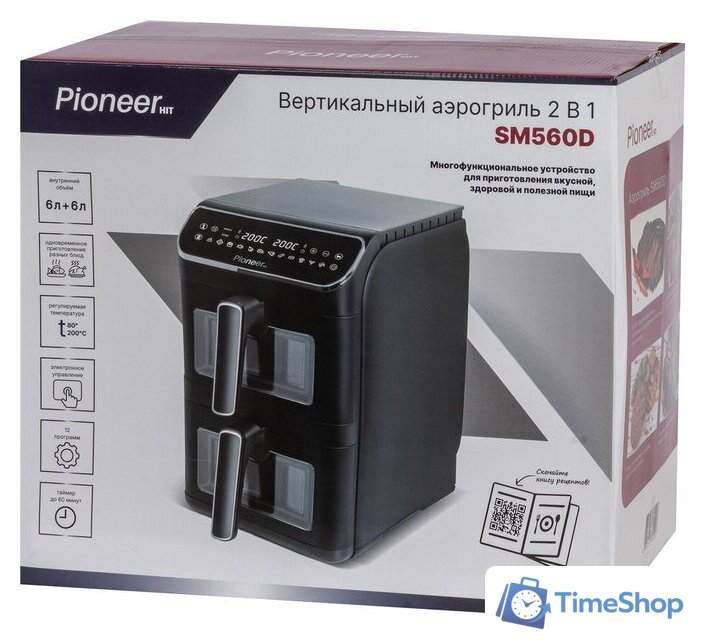 Аэрогриль (аэрофритюрница) Pioneer SM560D - Изображение №10 — Интернет-магазин Time-Shop