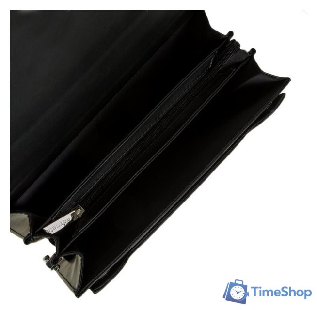 Мужская сумка Poshete 250-9628-BLK (черный) - Изображение №6 — Интернет-магазин Time-Shop