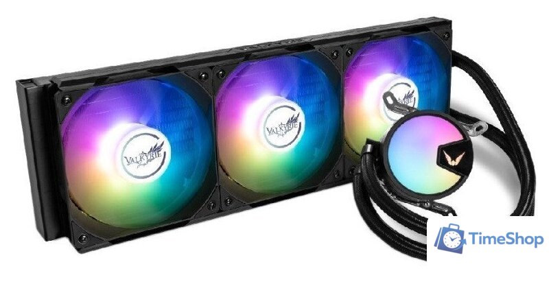 Система жидкостного охлаждения для процессора Valkyrie A360 ARGB (черный) - Изображение №1 — Интернет-магазин Time-Shop