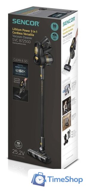 Пылесос Sencor SVC 8725GD - Изображение №13 — Интернет-магазин Time-Shop