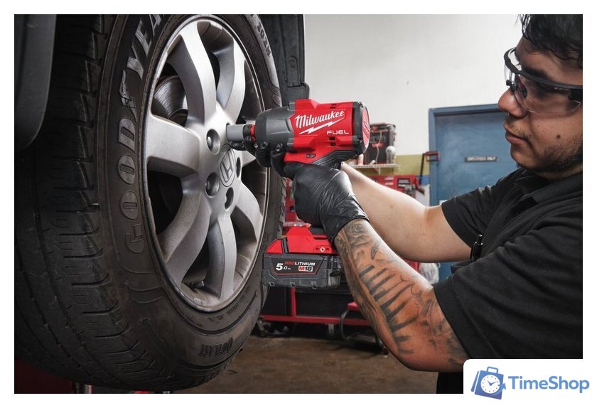 Гайковерт Milwaukee M18 FHIWF2F12MC-502X 4933499452 (с 2-мя АКБ, кейс) - Изображение №9 — Интернет-магазин Time-Shop