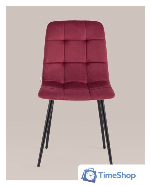 Стул Stool Group Одди AV 406N-Cbor-08 (велюр красный) - Изображение №4 — Интернет-магазин Time-Shop