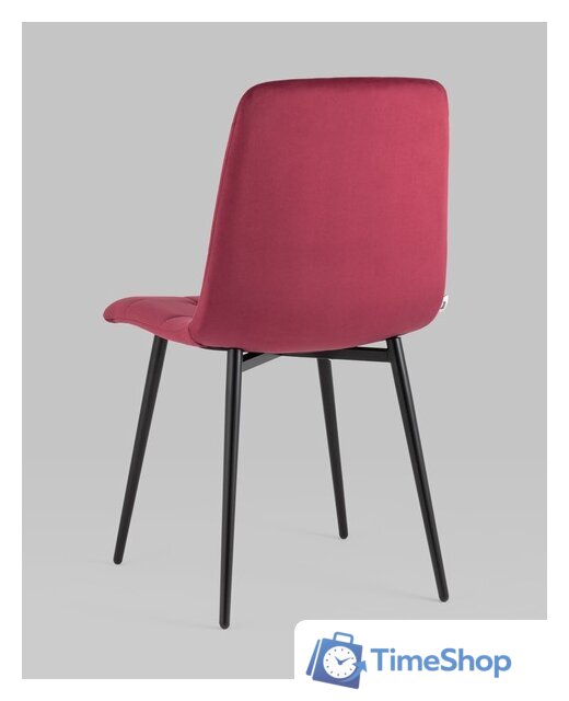 Стул Stool Group Одди AV 406N-Cbor-08 (велюр красный) - Изображение №6 — Интернет-магазин Time-Shop