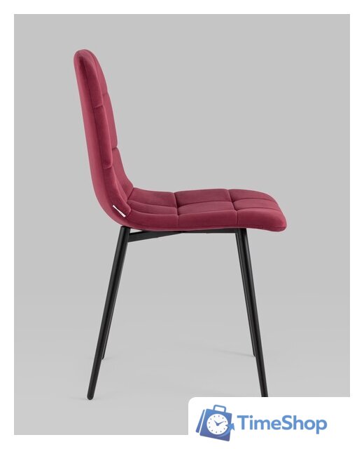 Стул Stool Group Одди AV 406N-Cbor-08 (велюр красный) - Изображение №3 — Интернет-магазин Time-Shop