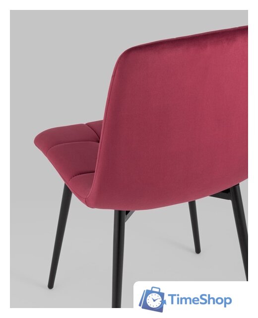 Стул Stool Group Одди AV 406N-Cbor-08 (велюр красный) - Изображение №7 — Интернет-магазин Time-Shop