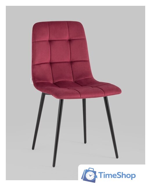 Стул Stool Group Одди AV 406N-Cbor-08 (велюр красный) - Изображение №2 — Интернет-магазин Time-Shop