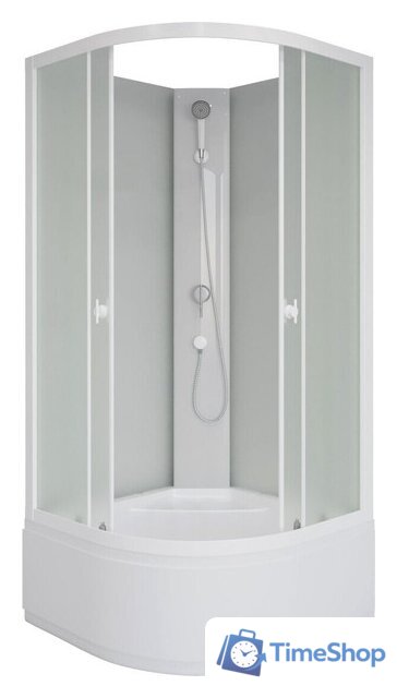 Душевая кабина Niagara Promo P90/40/MT/BK 90x90x195 - Изображение №4 — Интернет-магазин Time-Shop