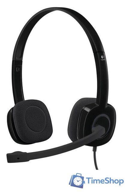 Офисная гарнитура Logitech Stereo Headset H151 - Изображение №1 — Интернет-магазин Time-Shop