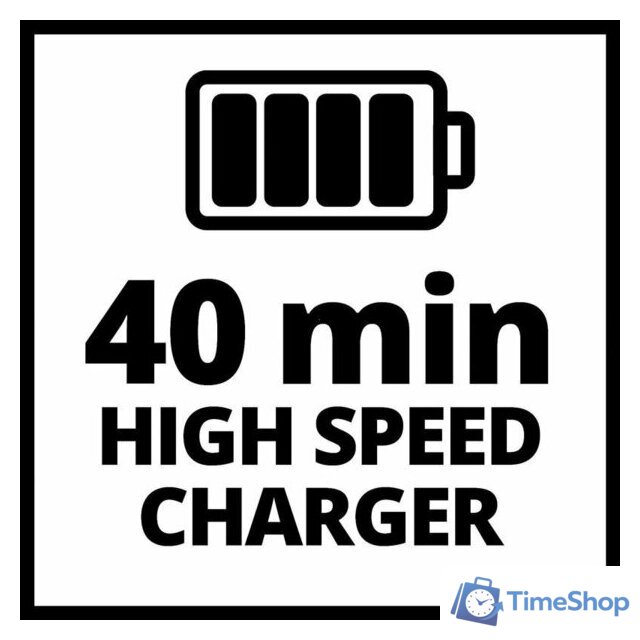 Дрель-шуруповерт Einhell E-CD 18/45 3X-Li 4513990 (с 1-им АКБ, кейс) - Изображение №15 — Интернет-магазин Time-Shop