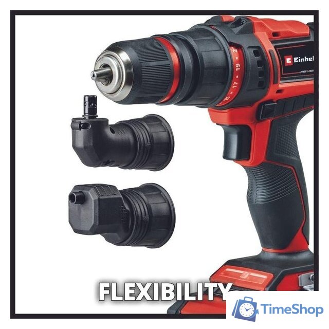 Дрель-шуруповерт Einhell E-CD 18/45 3X-Li 4513990 (с 1-им АКБ, кейс) - Изображение №8 — Интернет-магазин Time-Shop