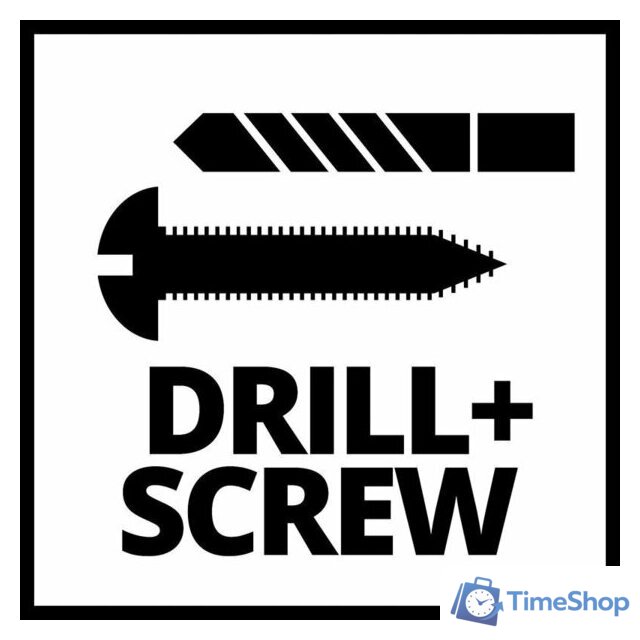 Дрель-шуруповерт Einhell E-CD 18/45 3X-Li 4513990 (с 1-им АКБ, кейс) - Изображение №13 — Интернет-магазин Time-Shop