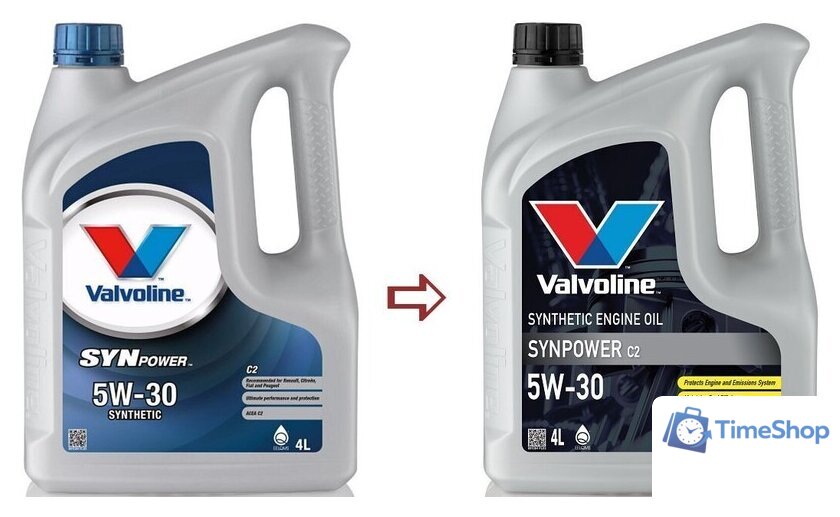 Моторное масло Valvoline Synpower MST C4 5W-30 5л - Изображение №2 — Интернет-магазин Time-Shop