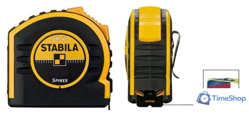 Рулетка Stabila BM40 17747 (10м) - Изображение №3 — Интернет-магазин Time-Shop